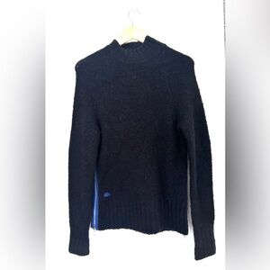 Lacoste navy  blue  Sweater with side zipper boucle